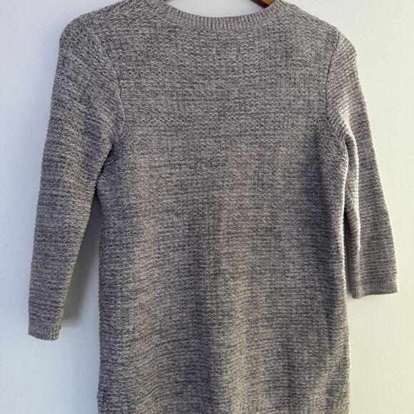 Croft & Barrow Cotton 3/4 Sleeve Pullover Crewneck Sweater - Picture 2 of 5